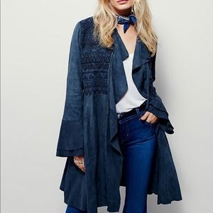 Free People Suede Meadow Jacket